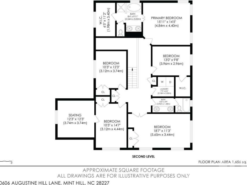 10606 Augustine Hill Lane, Charlotte, NC 28227.  MLS# CAR4394467, YatesRealty ID 31330. 