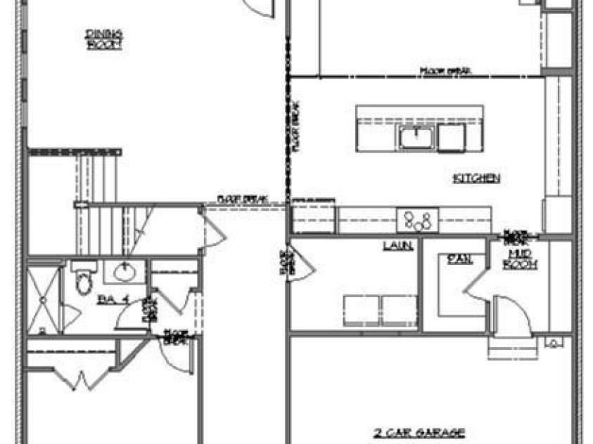 1714 Tabby Drive, Indian Trail, NC 28079.  MLS# CAR4243278, YatesRealty ID 31330. 1st Floor Floorplan
