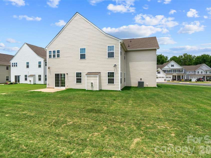 730 Autumn Sage Drive, Indian Trail, NC 28079.  MLS# CAR4390299, YatesRealty ID 31332. Corner Lot Back Yard