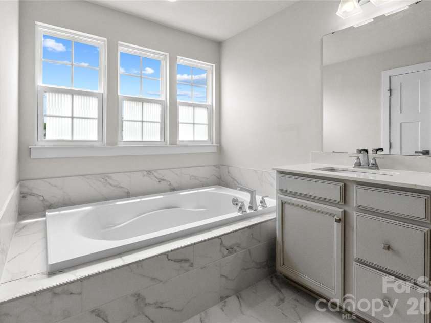 730 Autumn Sage Drive, Indian Trail, NC 28079.  MLS# CAR4390299, YatesRealty ID 31332. Primary Bathroom