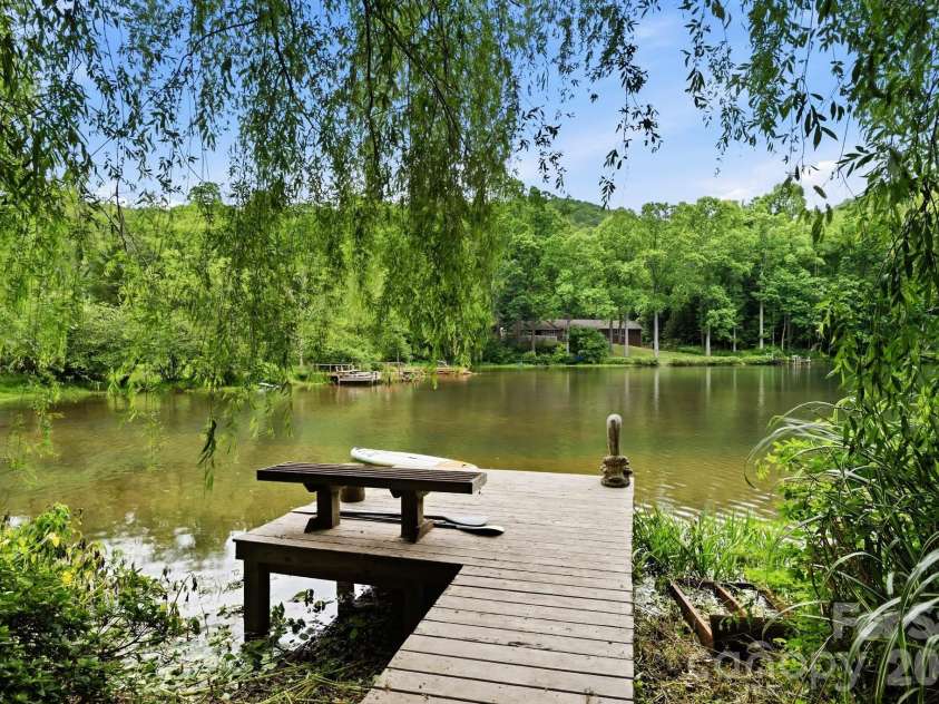11 Echo Lake Drive, Fairview, NC 28730.  MLS# CAR4387481, YatesRealty ID 31338. Private Dock for Relaxing