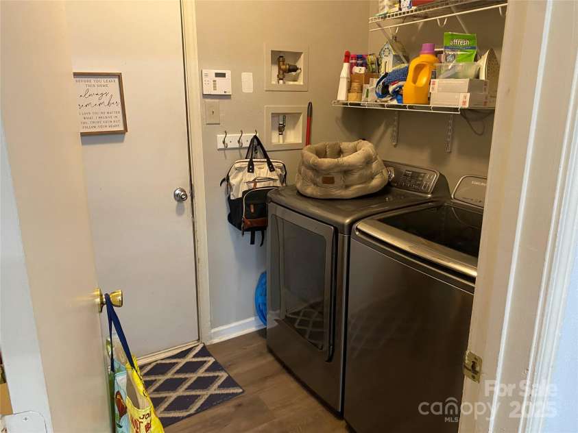 717 Sinclair Drive, Monroe, NC 28112.  MLS# CAR4290743, YatesRealty ID 31343. Laundry room