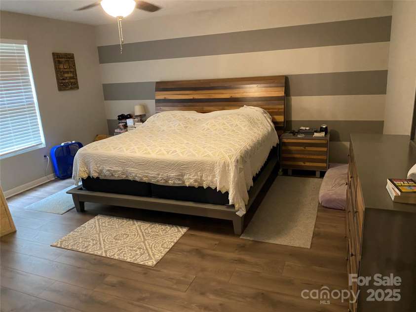 717 Sinclair Drive, Monroe, NC 28112.  MLS# CAR4290743, YatesRealty ID 31343. Master bedroom