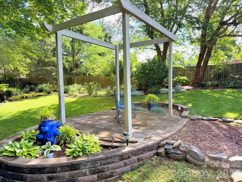 7029 Forest Hills Drive, Denver, NC 28037.  MLS# CAR4386920, YatesRealty ID 31346. Backyard 6 With Pergola