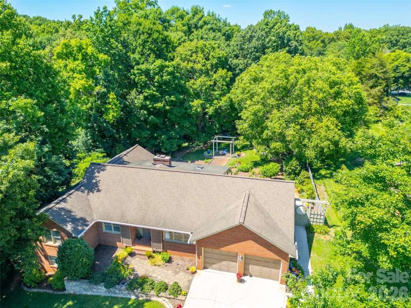 7029 Forest Hills Drive, Denver, NC 28037.  MLS# CAR4386920, YatesRealty ID 31346. Home from above