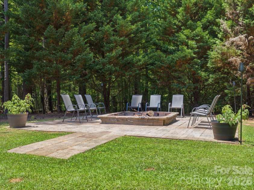 2894 Lakeshore Drive, Chester, SC 29706.  MLS# CAR4393465, YatesRealty ID 31347. Firepit