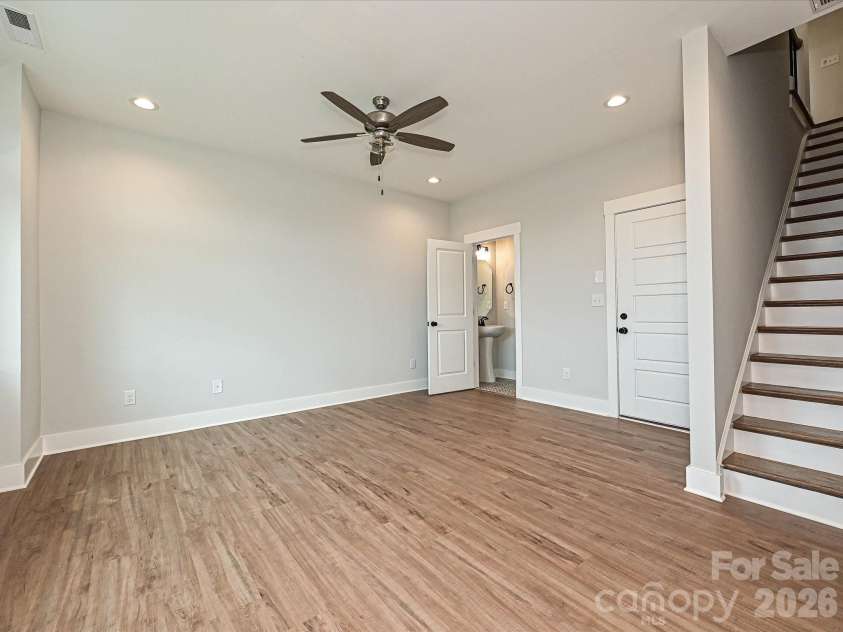 1619 Polk Street, Charlotte, NC 28206.  MLS# CAR4207818, YatesRealty ID 3135. 1st Floor Flex Room