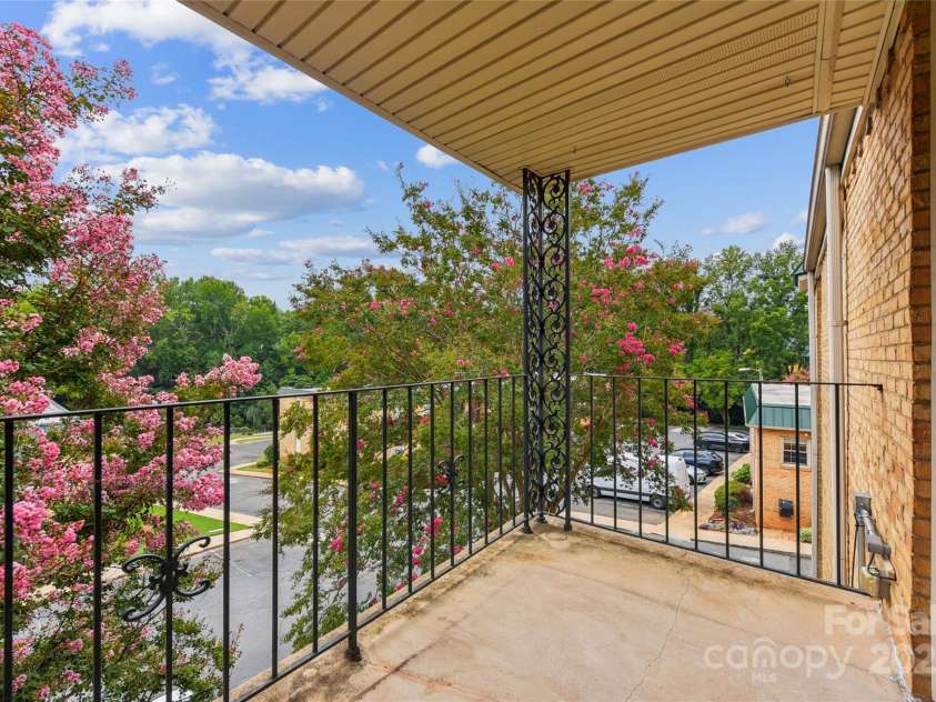 4735 Hedgemore Drive, Charlotte, NC 28209.  MLS# CAR4291044, YatesRealty ID 31354. View to the Sugar Creek Greenway