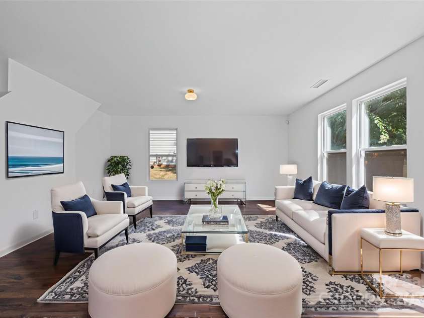 209 Ashcake Court, York, SC 29745.  MLS# CAR4285966, YatesRealty ID 31355. Virtually Staged Living Room