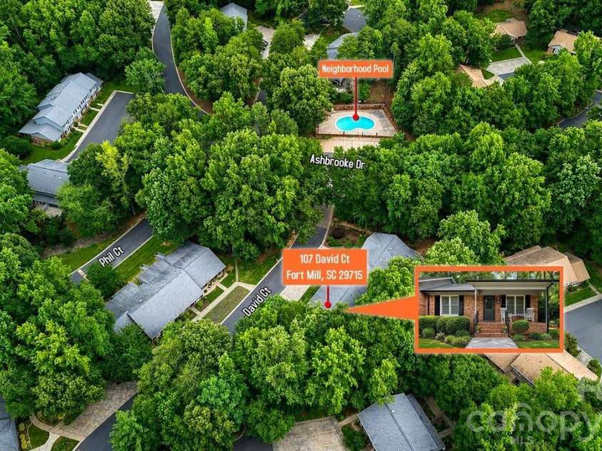 107 David Court, Fort Mill, SC 29715.  MLS# CAR4390211, YatesRealty ID 31357. 