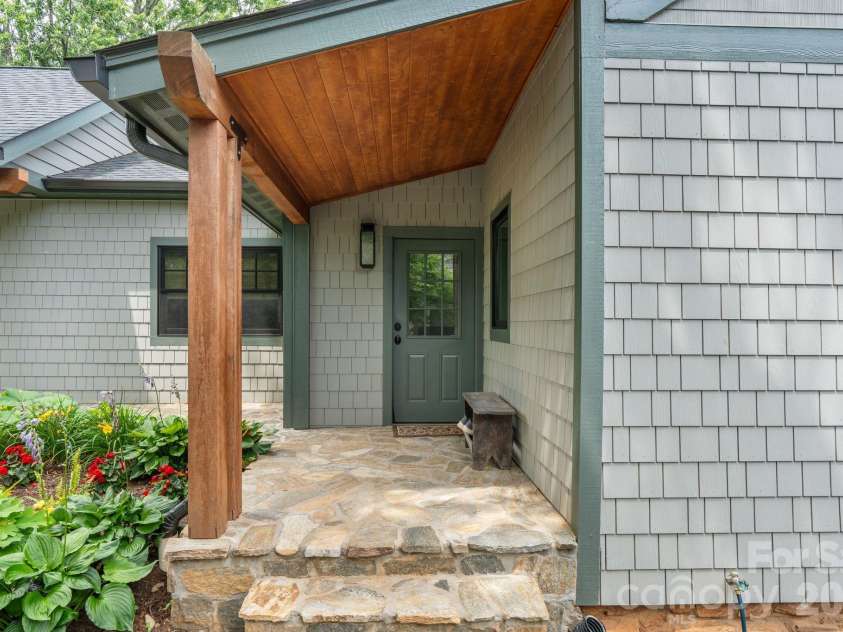 664 Lakeshore Drive, Asheville, NC 28804.  MLS# CAR4393430, YatesRealty ID 31365. Patio off primary b/r