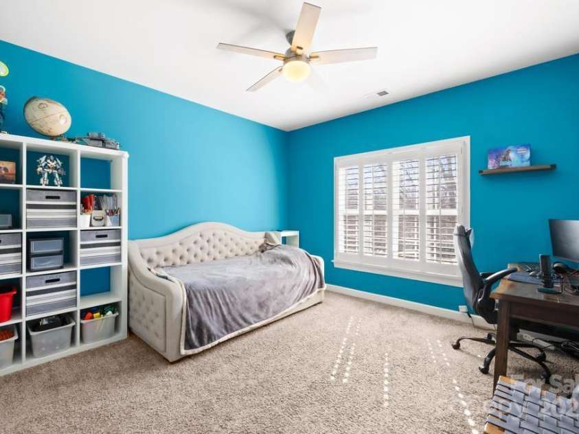 9433 Gilpatrick Lane, Huntersville, NC 28078.  MLS# CAR4231980, YatesRealty ID 3137. Large secondary bedrooms upstairs (bedroom 1)