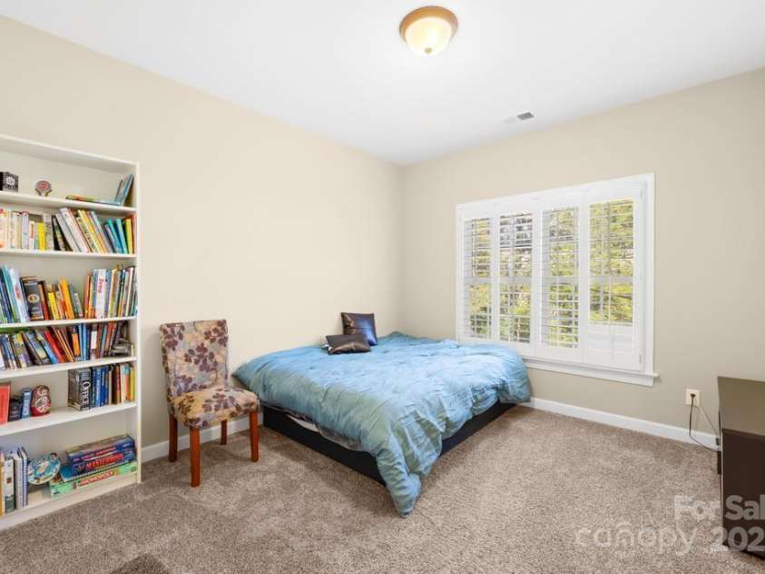 9433 Gilpatrick Lane, Huntersville, NC 28078.  MLS# CAR4231980, YatesRealty ID 3137. Large secondary bedrooms upstairs (bedroom 2)