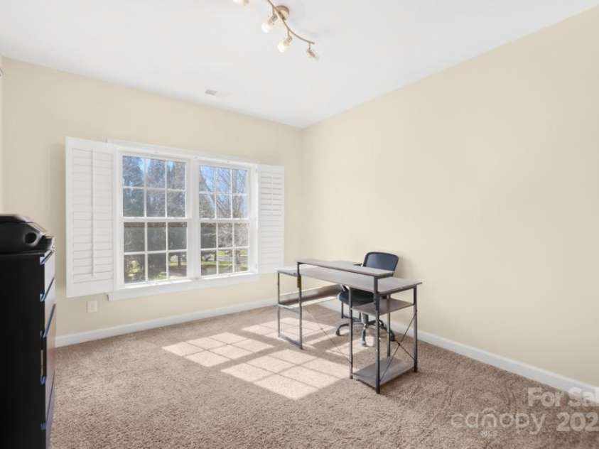 9433 Gilpatrick Lane, Huntersville, NC 28078.  MLS# CAR4231980, YatesRealty ID 3137. Large secondary bedrooms upstairs (bedroom 3)