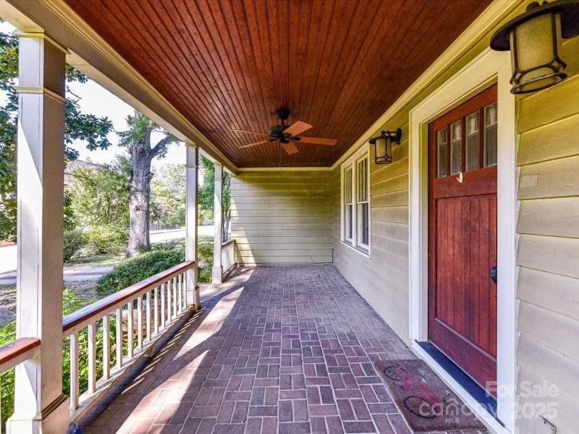 1119 Lomax Avenue, Charlotte, NC 28211.  MLS# CAR4286732, YatesRealty ID 31370. Huge, Rocking Chair front porch!