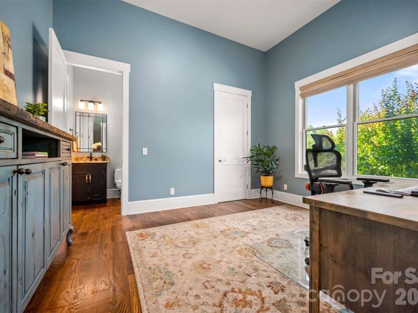 398 Mapleton Lane, Columbus, NC 28722.  MLS# CAR4393897, YatesRealty ID 31376. Office or additional bedroom with powder room