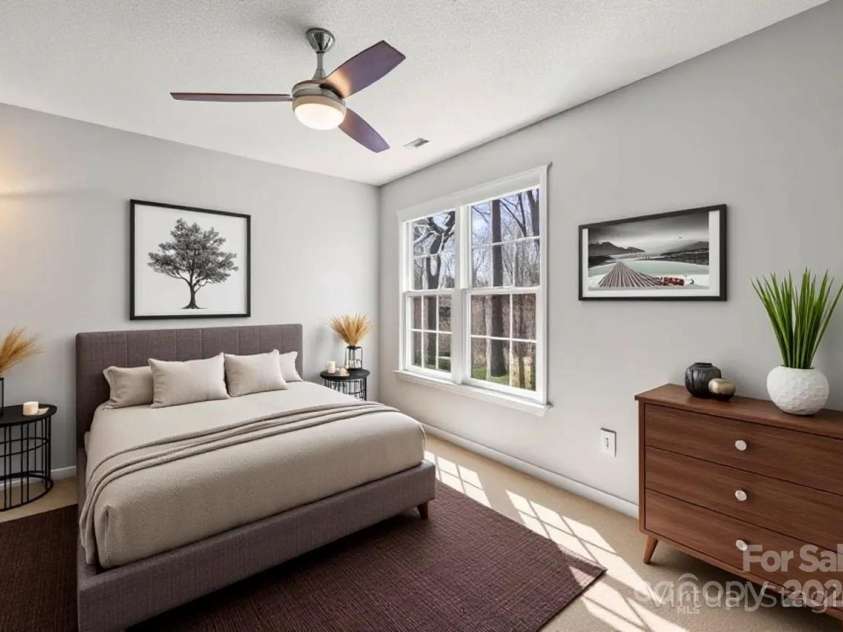 8802 Glenside Street, Huntersville, NC 28078.  MLS# CAR4316716, YatesRealty ID 31376. Bedroom 3 (virtually staged).