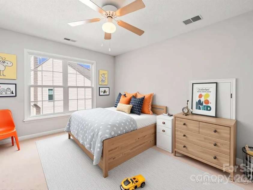 8802 Glenside Street, Huntersville, NC 28078.  MLS# CAR4316716, YatesRealty ID 31376. Bedroom 4 (virtually staged).