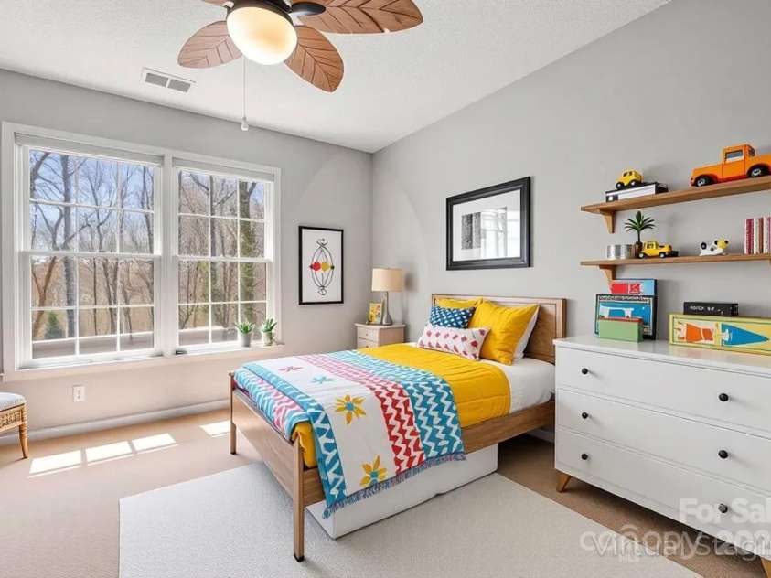 8802 Glenside Street, Huntersville, NC 28078.  MLS# CAR4316716, YatesRealty ID 31376. Bedroom 5 (virtually staged).