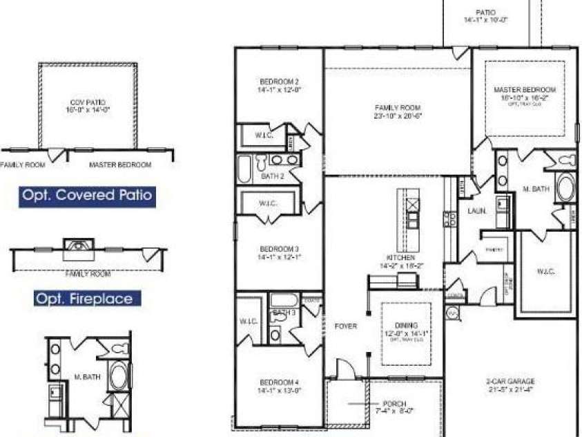 1155 Gardenia Drive, Mt Ulla, NC 28125.  MLS# CAR4336352, YatesRealty ID 3140. Floor Plan