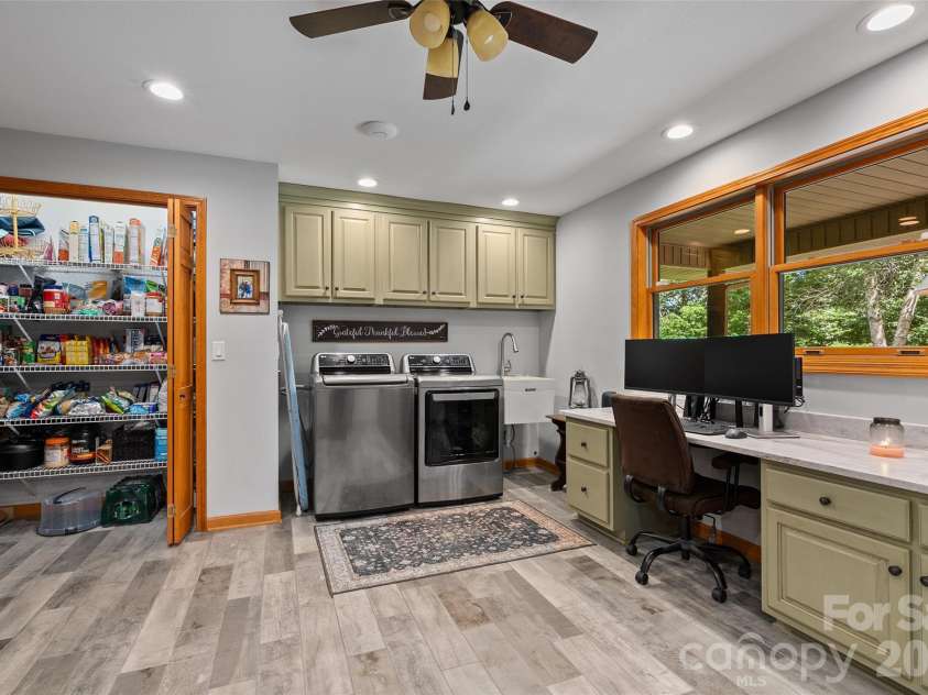359 Saddlebrook Lane, Clyde, NC 28721.  MLS# CAR4393520, YatesRealty ID 31400. Study/Utility/Laundry