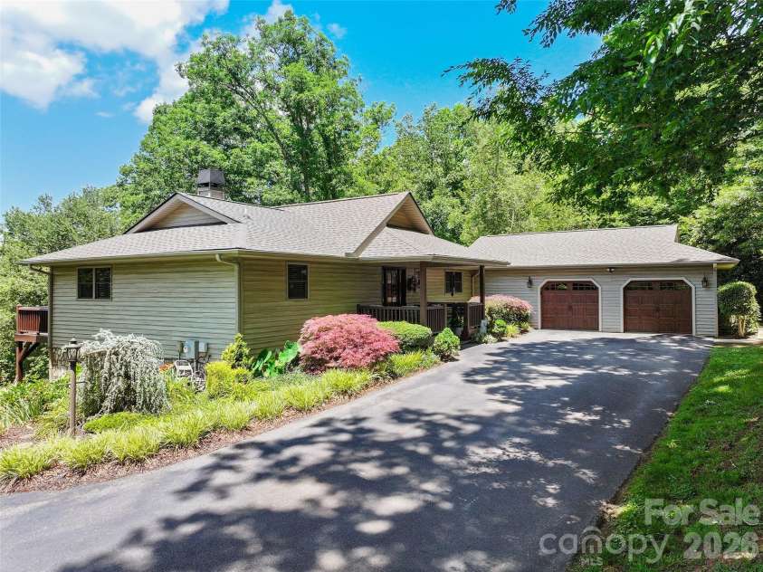 359 Saddlebrook Lane, Clyde, NC 28721.  MLS# CAR4393520, YatesRealty ID 31400. View from detached garage
