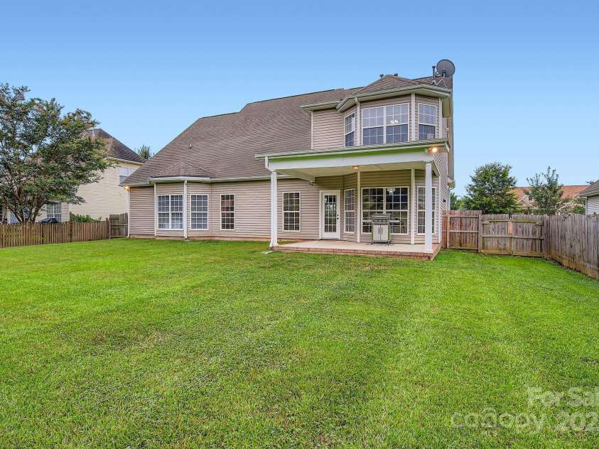 4120 Waxwood Drive, Monroe, NC 28110.  MLS# CAR4279472, YatesRealty ID 31408. Flat backyard to enjoy!