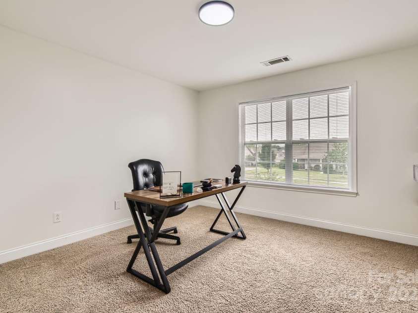 4120 Waxwood Drive, Monroe, NC 28110.  MLS# CAR4279472, YatesRealty ID 31408. Secondary bedroom being used as an ofice space