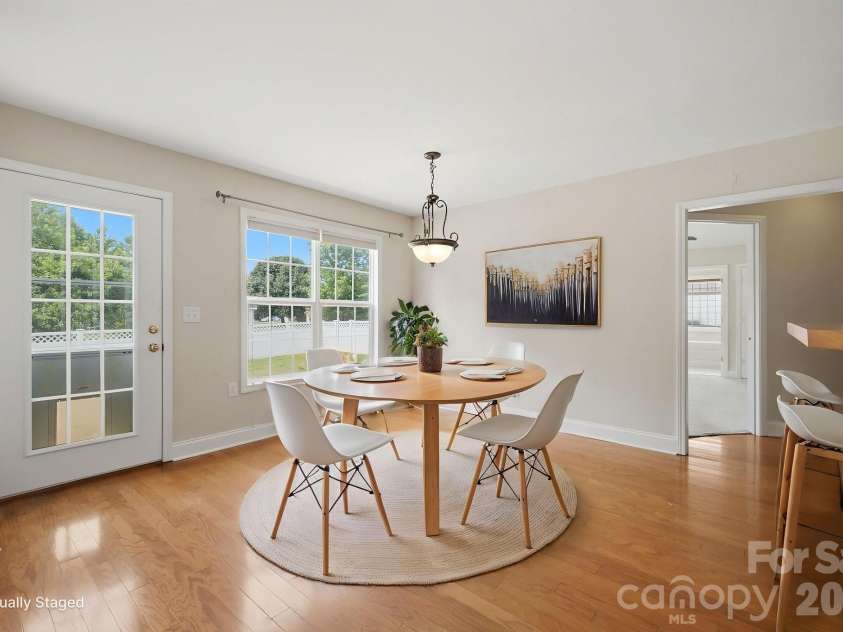 210 Jane Sowers Road, Statesville, NC 28625.  MLS# CAR4394816, YatesRealty ID 31409. Breakfast Area Virtually Staged