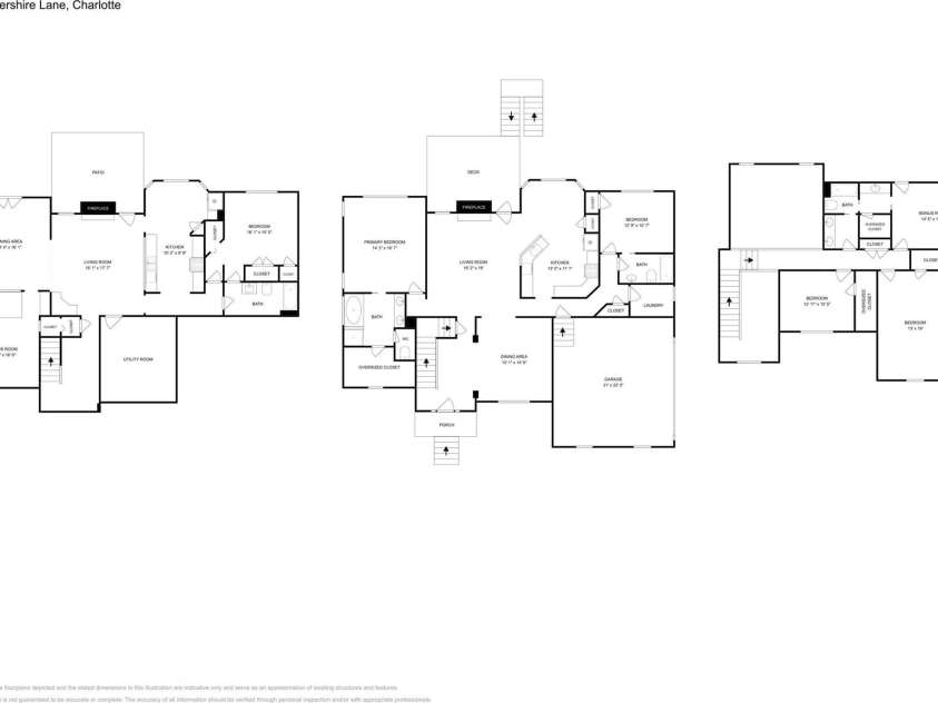 1332 Bershire Lane, Charlotte, NC 28262.  MLS# CAR4391401, YatesRealty ID 31411. 