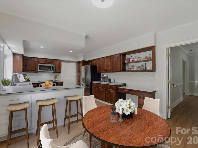 2341 Hamilton Mill Road, Charlotte, NC 28270.  MLS# CAR4391403, YatesRealty ID 31412. Breakfast area *Virtually Staged*