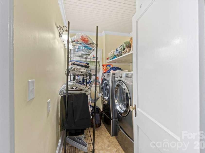 1832 Badin Road, Albemarle, NC 28001.  MLS# CAR4392071, YatesRealty ID 31414. The laundry room is located on the main level.