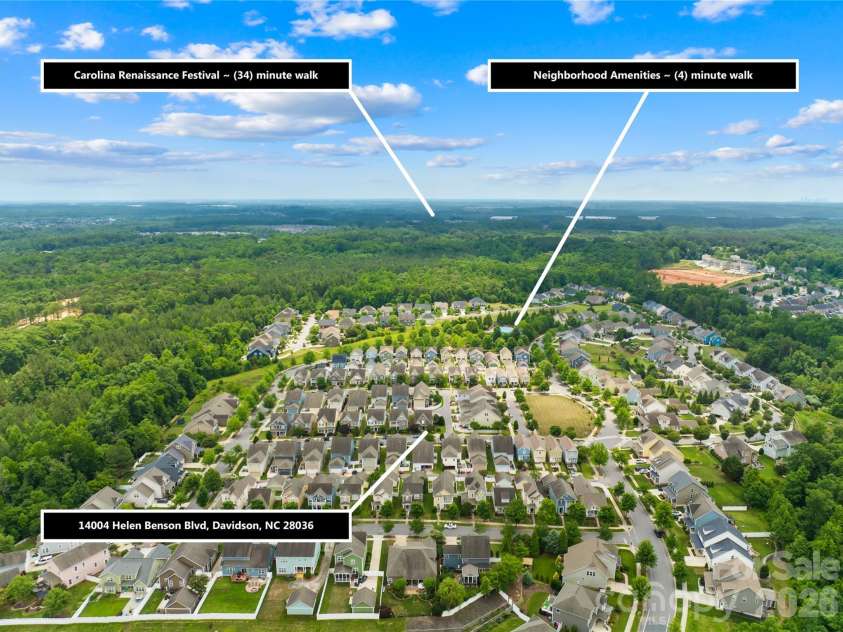 14004 Helen Benson Boulevard, Davidson, NC 28036.  MLS# CAR4388089, YatesRealty ID 31416. 