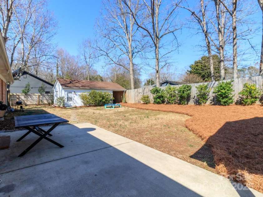 1003 Oak Hill Drive, Monroe, NC 28112.  MLS# CAR4225287, YatesRealty ID 31423. LARGE PRIVATE FENCED YARD