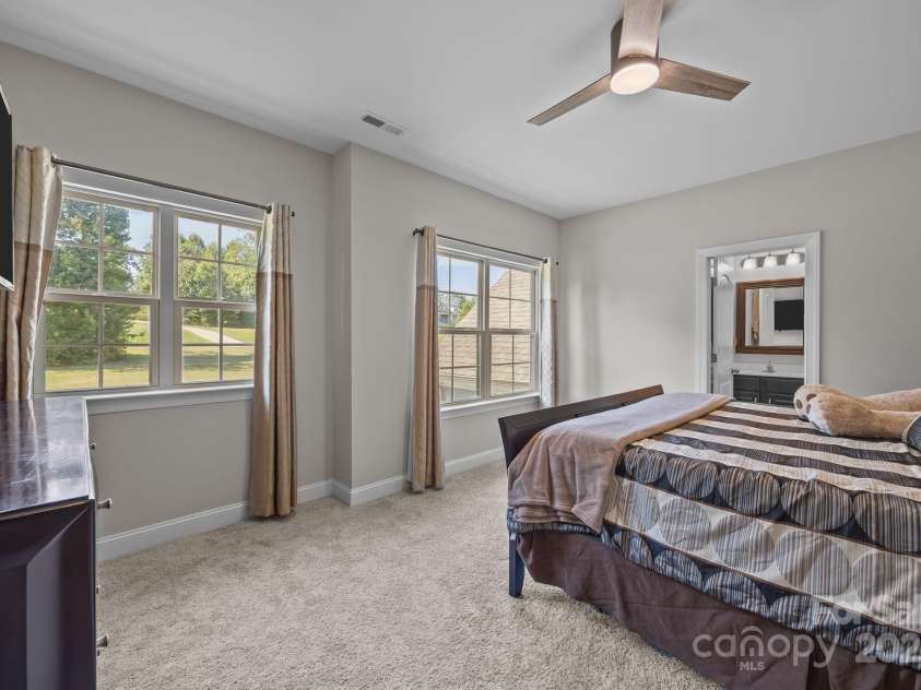 141 Rain Shadow Drive, Mooresville, NC 28115.  MLS# CAR4305913, YatesRealty ID 3144. Bedroom 4 is 12.9 x 16 with private bath