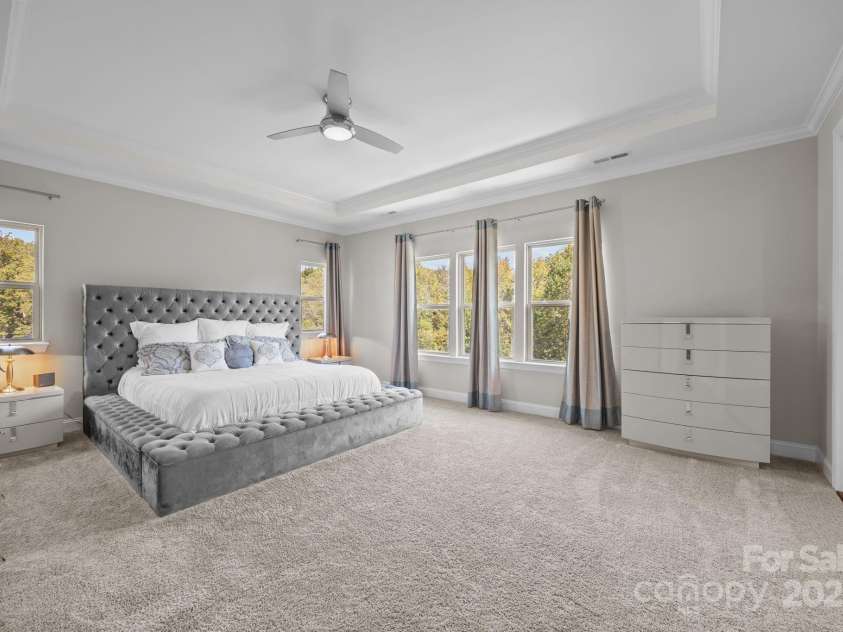 141 Rain Shadow Drive, Mooresville, NC 28115.  MLS# CAR4305913, YatesRealty ID 3144. Huge Primary Suite with tray ceiling
