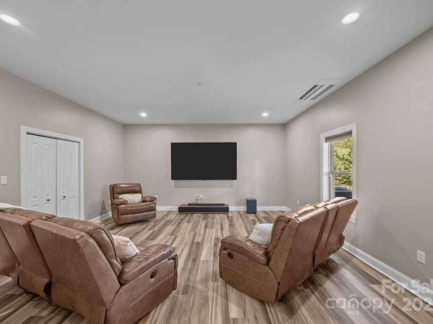 141 Rain Shadow Drive, Mooresville, NC 28115.  MLS# CAR4305913, YatesRealty ID 3144. Theater Media Room