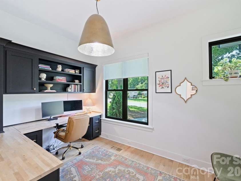 1241 Heather Lane, Charlotte, NC 28209.  MLS# CAR4391478, YatesRealty ID 31440. Main Level Office
