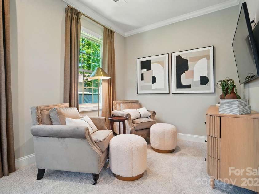 12069 Lavinia Lane, Charlotte, NC 28277.  MLS# CAR4284749, YatesRealty ID 31443. Representation only of Primary Suite Sitting area