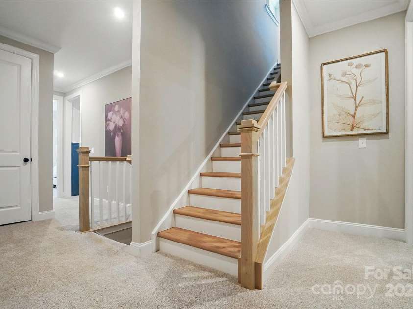 12069 Lavinia Lane, Charlotte, NC 28277.  MLS# CAR4284749, YatesRealty ID 31443. Representation only of stairs to 3rd floor