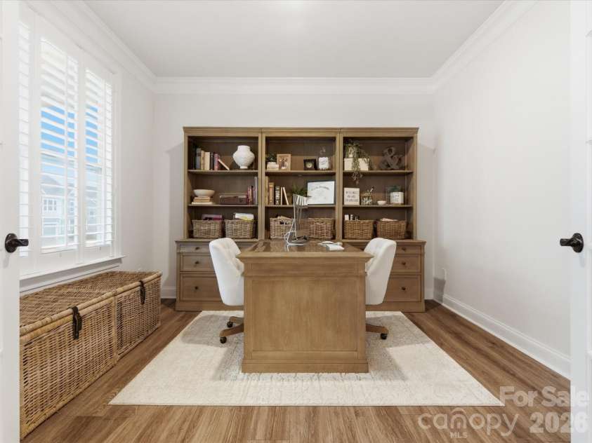 2204 Skybrook Oaks Drive, Huntersville, NC 28078.  MLS# CAR4386187, YatesRealty ID 31458. Main Floor Office