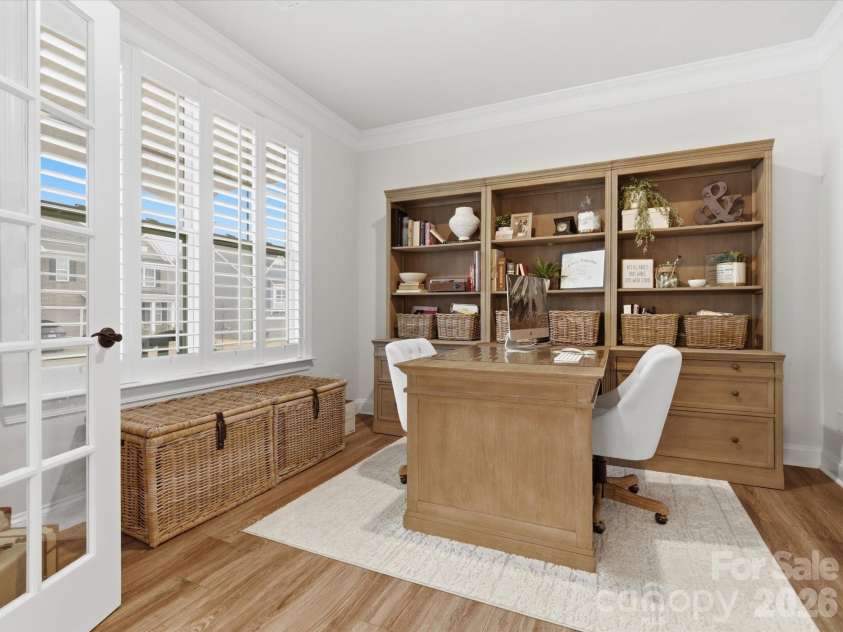 2204 Skybrook Oaks Drive, Huntersville, NC 28078.  MLS# CAR4386187, YatesRealty ID 31458. Main Floor Office