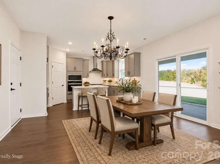 12133 Rowan Hill Drive, Huntersville, NC 28078.  MLS# CAR4431589, YatesRealty ID 31461. Virtually Staged - Dining Area