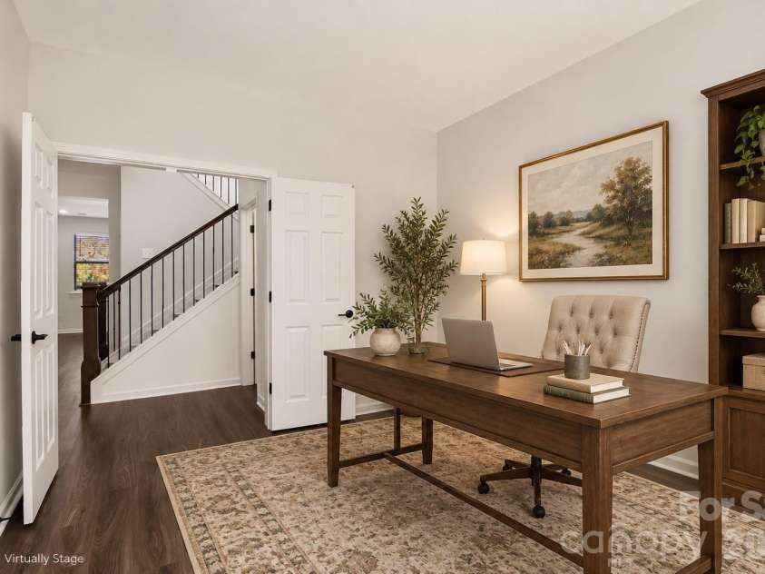 12133 Rowan Hill Drive, Huntersville, NC 28078.  MLS# CAR4431589, YatesRealty ID 31461. Virtually Staged - Home Office