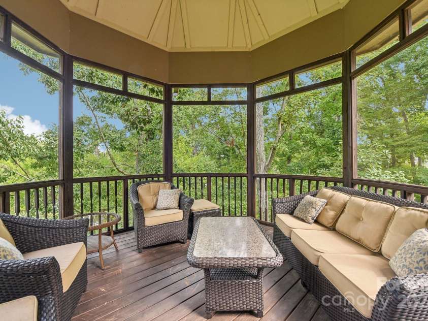 1430 Rocky Cove Lane, Denton, NC 27239.  MLS# CAR4177726, YatesRealty ID 3147. Screened porch