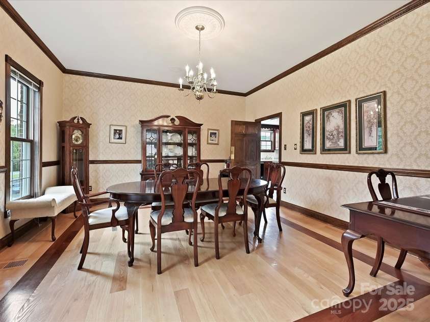 4900 Rocky River Road, Charlotte, NC 28215.  MLS# CAR4283934, YatesRealty ID 31470. Dr fits large table, chairs & additional furntiure