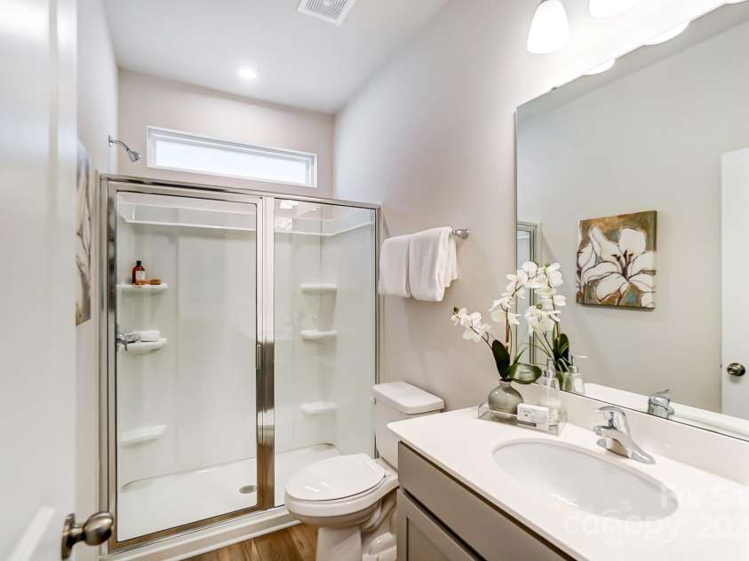 2631 Tillman Street, Monroe, NC 28112.  MLS# CAR4283286, YatesRealty ID 31474. Representative full bath on main