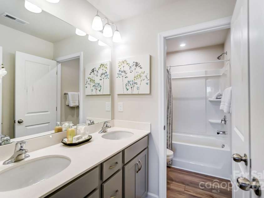 2631 Tillman Street, Monroe, NC 28112.  MLS# CAR4283286, YatesRealty ID 31474. Representative secondary bathroom