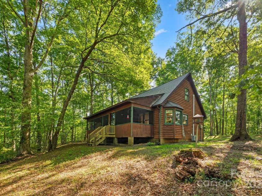 916 Coopers Gap Road, Mill Spring, NC 28756.  MLS# CAR4285214, YatesRealty ID 31476. Back of house