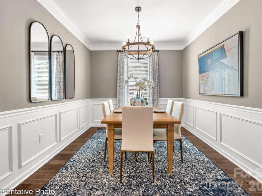 15210 First Broad Road, Huntersville, NC 28078.  MLS# CAR4392490, YatesRealty ID 31481. Dining Room